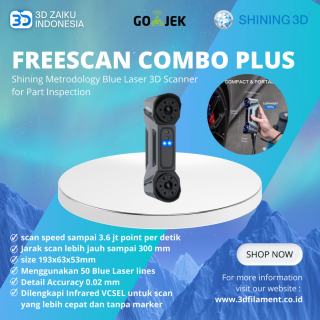 Shining Metrodology Blue Laser 3D Scanner Freescan Combo PLUS for Part Inspection